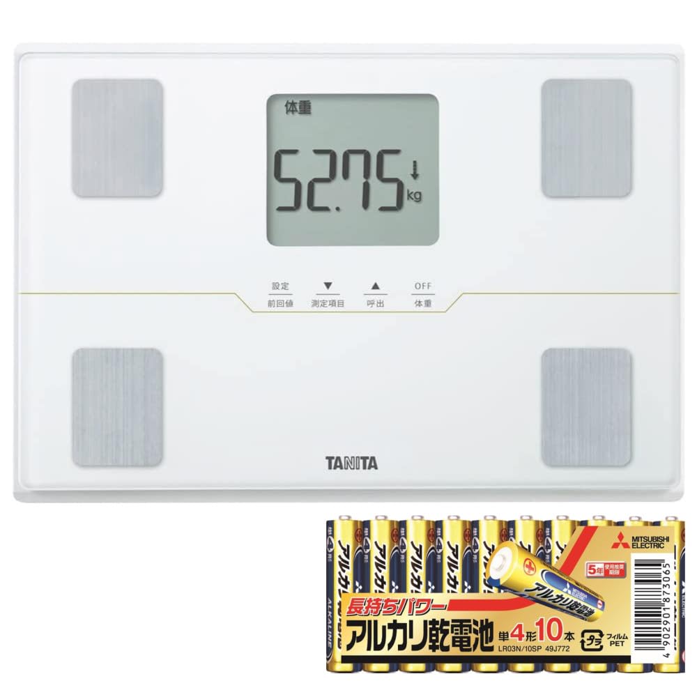 Amazon.co.jp: タニタ 体組成計 BC-315 パールホワイト＆予備電池